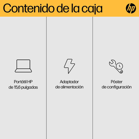 EAN 0198990457314 - HP 15-fc0119ns AMD Ryzen™ 5 7520U Portátil 39,6 cm (15.6") Full HD 8 GB LPDDR5-SDRAM 512 GB SSD Wi-Fi 6 ( imagen 5