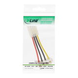 Adaptador De Corriente Inline De Disquete Interno Hembra A Molex De 4 Pines Macho De 6 Cm
