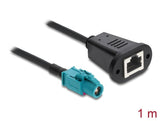 Delock Cable Hsd Z Hembra A Rj45 Hembra 1 M