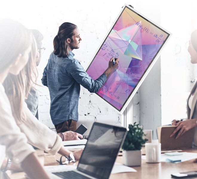 Momentum Edge Xl Interactive  Touch Screen Trolley, For