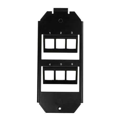 EAN 4052792061475 - LogiLink NK4060 placa de pared y cubierta de interruptor Negro imagen 2