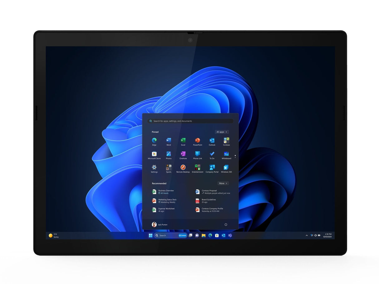 Lenovo Thinkpad X12 Detachable Gen 2 21lk Tableta Con Teclado Desmontable Intel Core Ultra 7 164u / Hasta 4.8 Ghz Vpro Enterprise Win 11 Pro Intel Graphics 16 Gb Ram 512 Gb Ssd Tcg Opal Encryption 2 Nvme 12.3" Ips Pantalla Táctil 1920