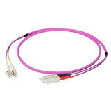 Efb Duplex Cable De Red Flat-Twin Lc-Sc Om4 40m Lszh 3x5mm Violeta