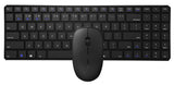 Teclado Rapoo Wireless Y Bluetooth E9300m Portugues 2.4ghz Bt 3.0 4.0 DiseãO Ultrafino Negro