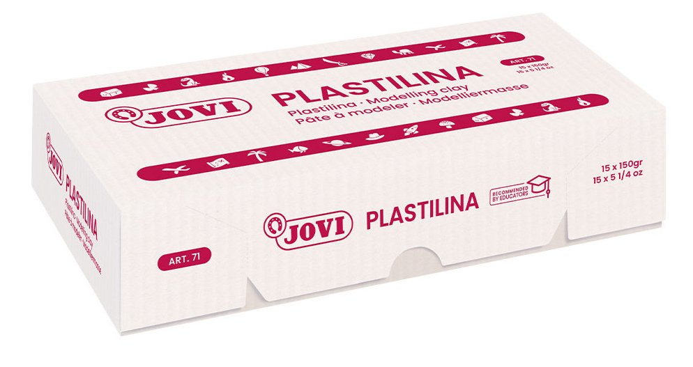 EAN 8412027007122 - Jovi PLASTILINA Pasta de modelar 2,25 kg Rojo 1 pieza(s) imagen 3