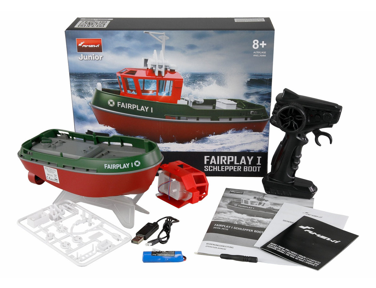 EAN 4262408975175 - Amewi Fairplay I modelo controlado por radio Barco Motor eléctrico 1:72 imagen 2