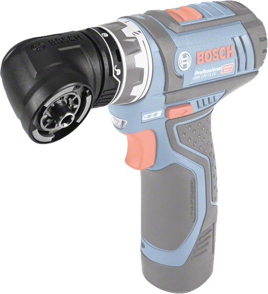 Accesorio Angular Bosch Flexiclick Gfa 12-W Professional, Portabrocas (Negro, Para Destornillador Inalámbrico Gsr 12v-15 Fc)