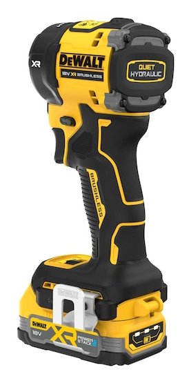 Llave De Impacto Hidráulica Inalámbrica Dewalt Dcf870e2t, 1/4", 18 Voltios Amarillo/Negro, 2 Baterías Powerstack Li-Ion 1,7 Ah, En Caja T Stak Dcf870e2t-Qw