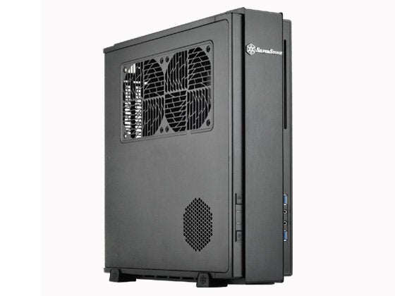 Caja Pc Silverstone Ml07 Milo Slim  Usb 3.0 Negra Sst-Ml07b,
