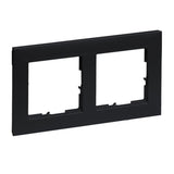 Legrand 765372 Seano 2-Fach Rahmen In Der Farbausfhrung Schwarz Lackiert