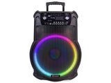Altavoz Karaoke Trevi Xf 1600 Kb 200w Amplif+Aw+Trolley+Mic Wireless Incluido