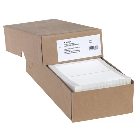 EAN 4008705082037 - HERMA 8203 etiqueta de impresora Blanco Etiqueta para impresora autoadhesiva imagen 1