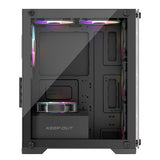 EAN 8435099533375 - KeepOut XC-201 GLASS carcasa de ordenador Negro imagen 3