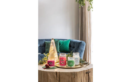 EAN 5038581154060 - Yankee Candle 1743383E vela Cilindro Jazmín, Menta, Pera, Vainilla Blanco 1 pieza(s) imagen 4