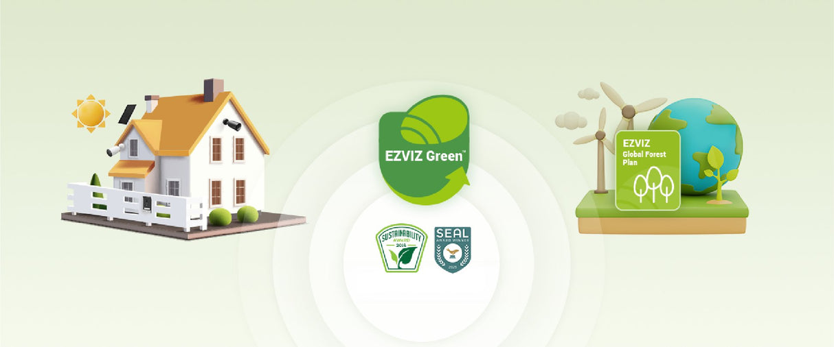 Ezviz Camara Wifi Exterior Hb8 2k+ 4mp Panoramica/Inclinacion Con Bateria