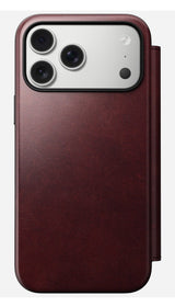 Nomad Modern Leather Folio Iphone 17 Pro Max Burgundy H.