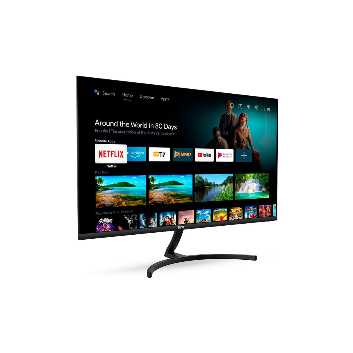 Smart Monitor Spc 900027n 27' Full Hd Smart Tv Multimedia Negro