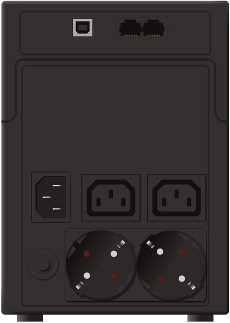 EAN 4260074976496 - PowerWalker VI 1200 SHL Schuko sistema de alimentación ininterrumpida (UPS) Línea interactiva 1,2 kVA 600 imagen 4