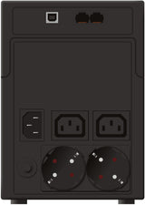 Sai Powerwalker Vi 1200 Sh Schuko Sistema De Alimentación Ininterrumpida (Ups) Línea Interactiva 1,2 Kva 600 W 4 Salidas Ac