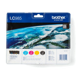 Brother Lc-985valbpdr Cartucho De Tinta Original Negro, Cian, Magenta, Amarillo 4 Pieza(S)