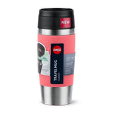 Taza Térmica  Emsa Travel Mug Clásica Coral/Acero Inoxidable, 0,36 Litros N2020900