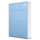 Seagate One Touch 5tb External Hdd With Password Protection Light Blue Stkz5000402