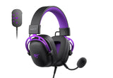 EAN 6939119057213 - Havit H2002C+U auricular y casco Auriculares Alámbrico Diadema Juego Negro, Violeta imagen 2