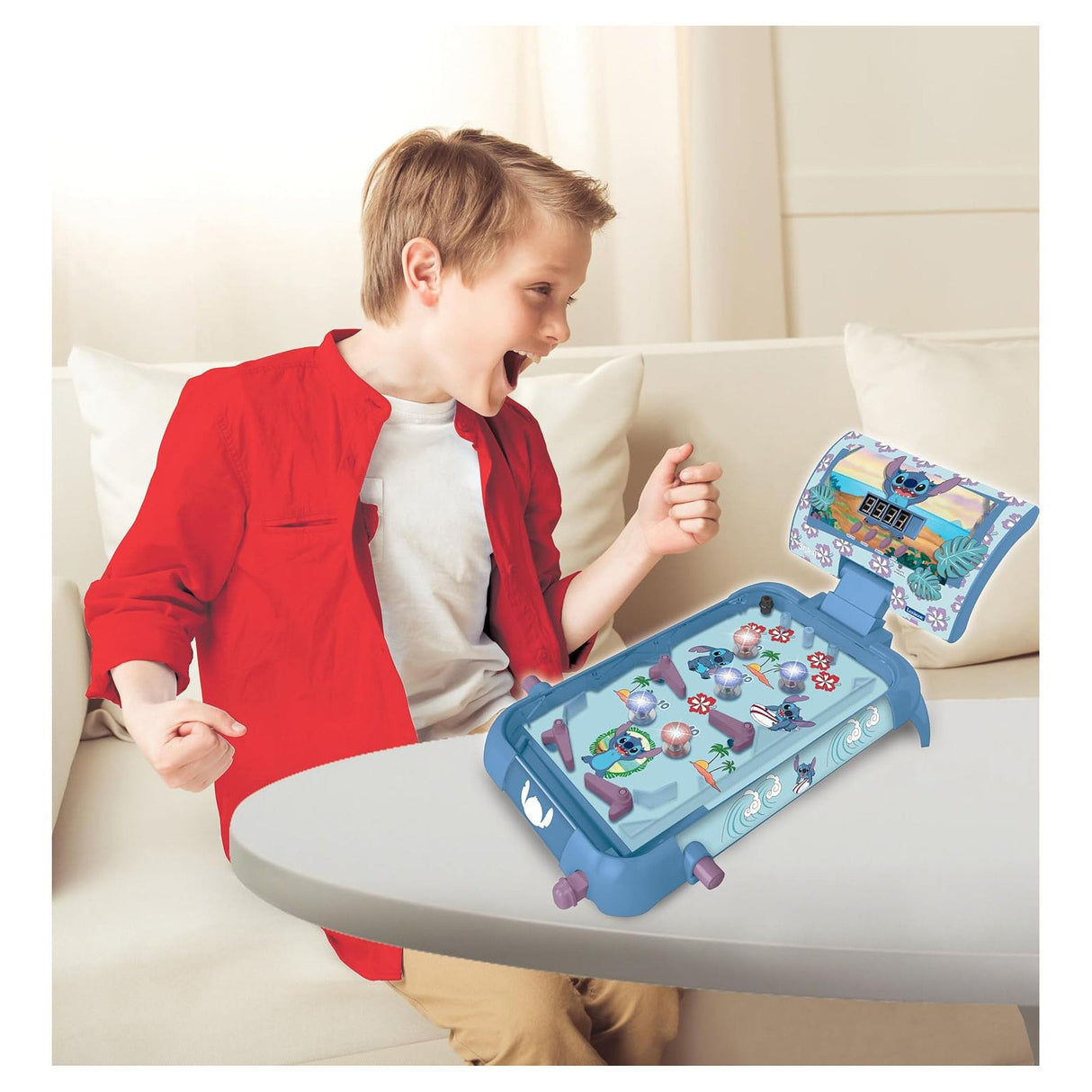 Juego Pinball De Mesa Electronico Stitch Disney