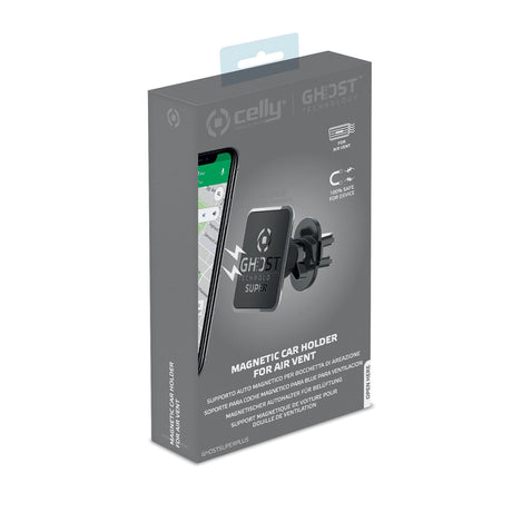 EAN 8021735755241 - Celly Ghost Super Plus Soporte pasivo Teléfono móvil/smartphone Negro imagen 6