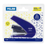 Milan Grapadora Compacta Energy Saving Blister Azul