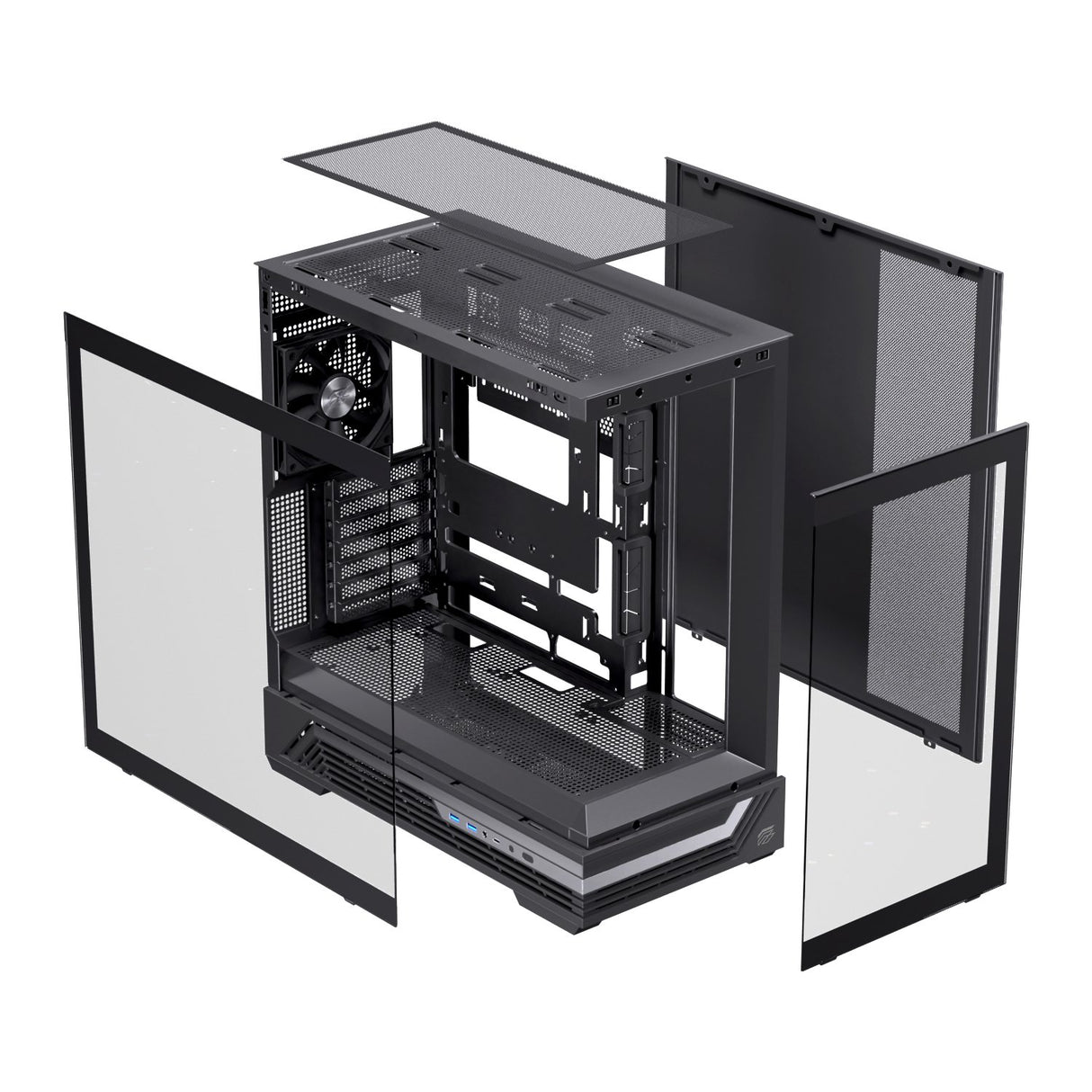 EAN 6977277366693 - Einarex EXCS-PR-800C-B carcasa de ordenador Midi Tower Negro imagen 11