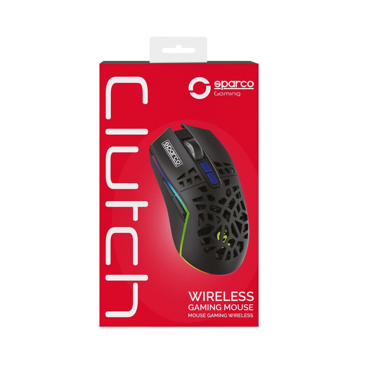 Sparco Spwmouse Ratón Mano Derecha Rf Inalámbrico Rgb 4800 Dpi