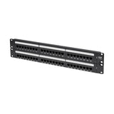 Tripp Lite N252-048 Panel De Conexiones Cat5 / Cat6 110 De 48 Puertos, Para Instalación En 2u De Rack, 568b, Ethernet Rj45 (48-Port 2u Cat6/Cat5 - Patch Panel)