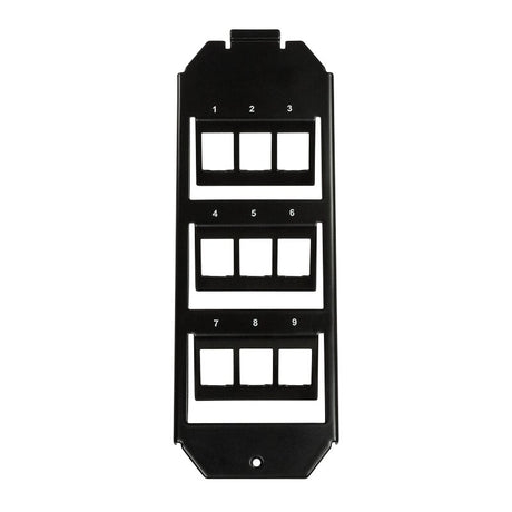 EAN 4052792061482 - LogiLink NK4061 placa de pared y cubierta de interruptor Negro imagen 2