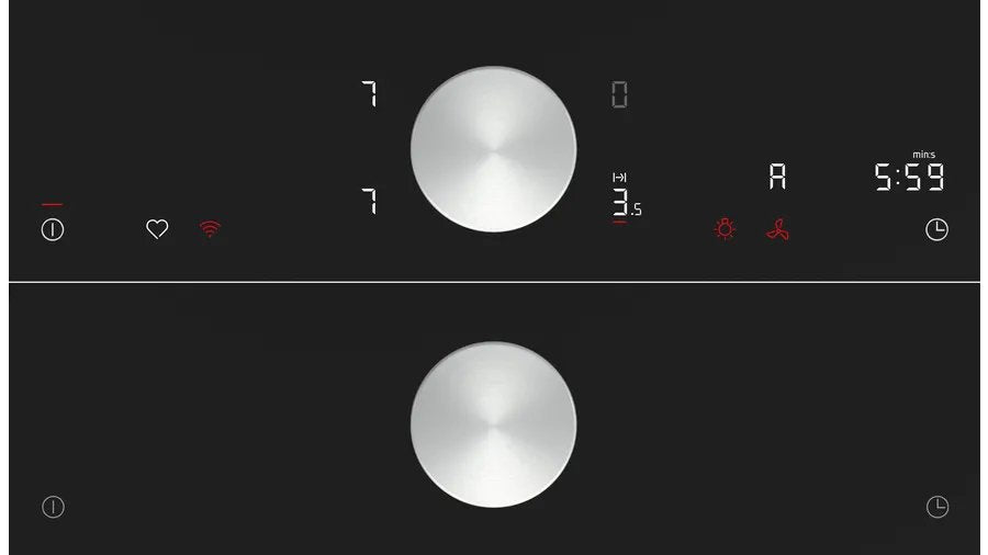 Neff T56ptf1l0 N 90, Placa Autosuficiente Negro/Acero Inoxidable, 60 Cm T56ptf1l0