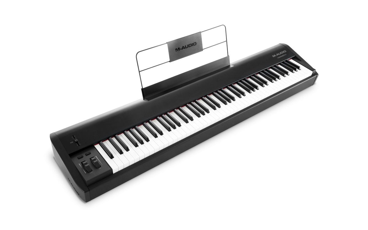 Teclado M-Audio Hammer 88 Midi 88 Llaves Usb Negro, Blanco