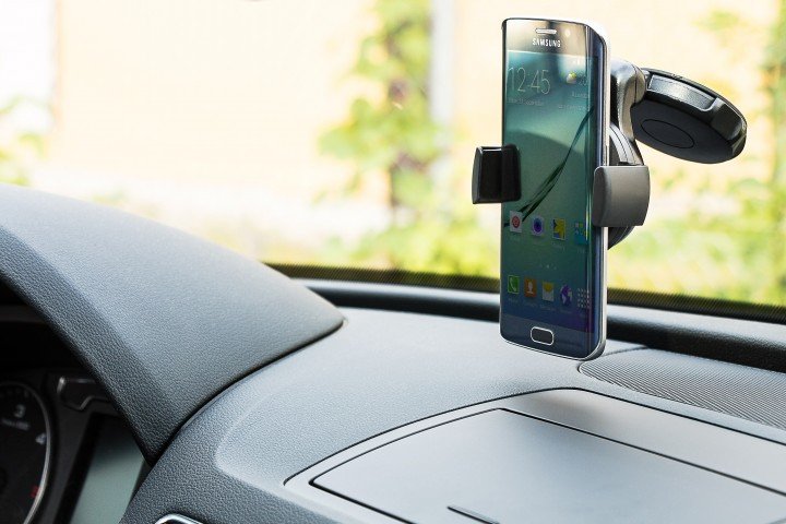 Goobay 40733 Soporte Teléfono Móvil/Smartphone Negro Negro, Teléfono Móvil/Smartphone, Coche, Negro