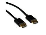 Roline Hdmi High Speed Cable Mit Ethernet Slim St-St Schwarz 3m
