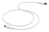 Zagg Mophie Essentials White Cable Usb-A (M) A Usb-C (M) 2m