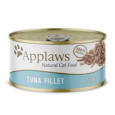 Comida Húmeda Para Gatos Applaws Natural Cat Food Tuna Fillet  70g