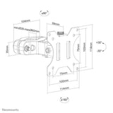Neomounts By Newstar Soporte De Poste Para Tv 75x75 - 100x100mm 8kg 17-32''