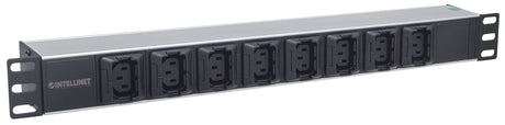 EAN 0766623163651 - Intellinet 163651 unidad de distribución de energía (PDU) 8 salidas AC 1U Negro, Plata imagen 2