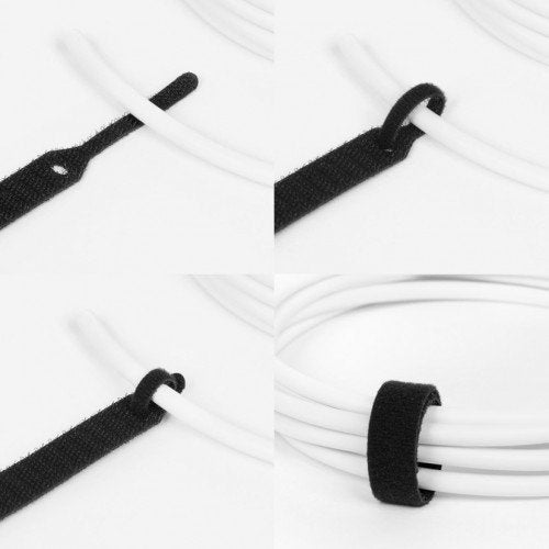 Label-The-Cable Basic, Ltc 1110, Juego De 10 Negro