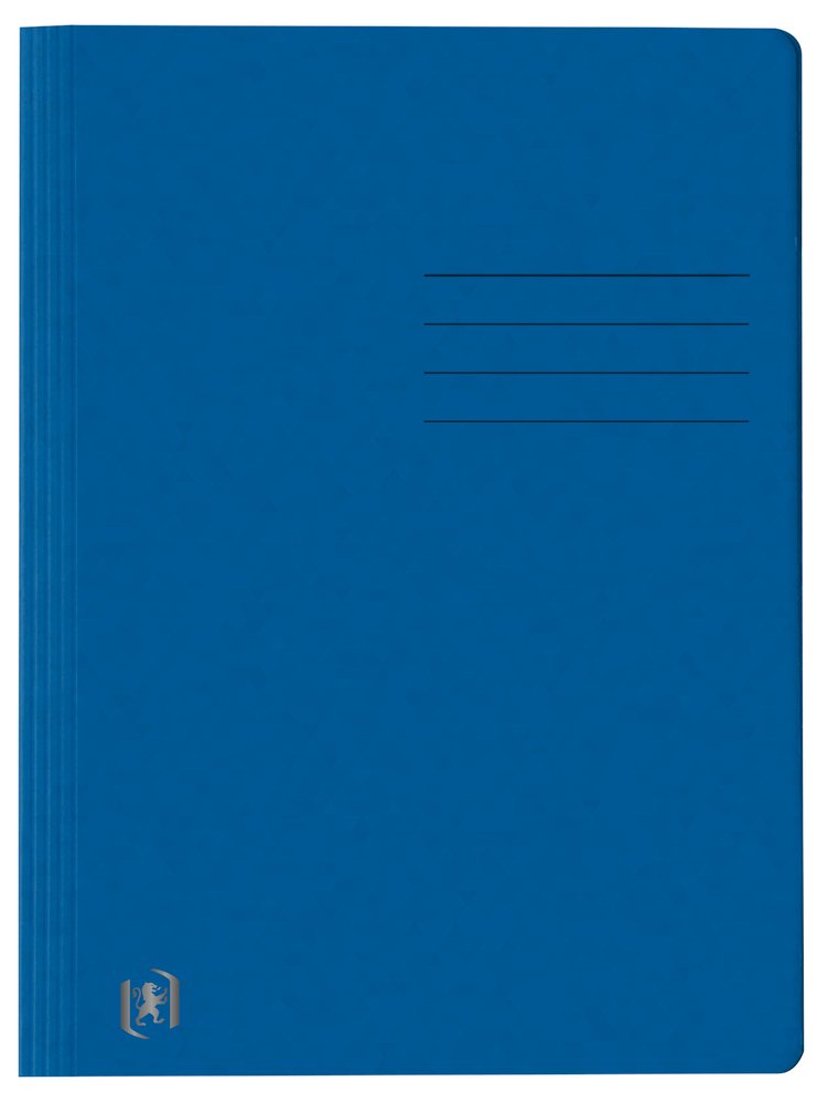 Oxford Carpeta De Anillas Din A4 Cartón Azul