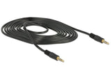 Delock Klinkencable 3,5 Mm 3 Pin Stecker > Stecker 2 M Schwarz