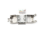 Roline Cat.6a (Class Ea) Keystone, Rj-45, Geschirmt, Werkzeuglos, Silberfarben