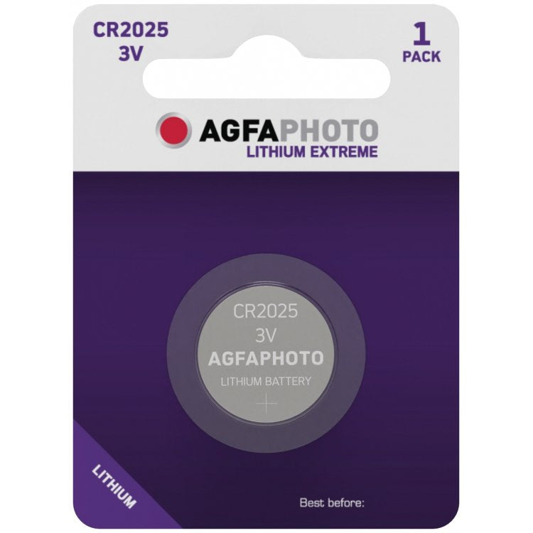 Agfaphoto Cr2025 Batería De Un Solo Uso Litio