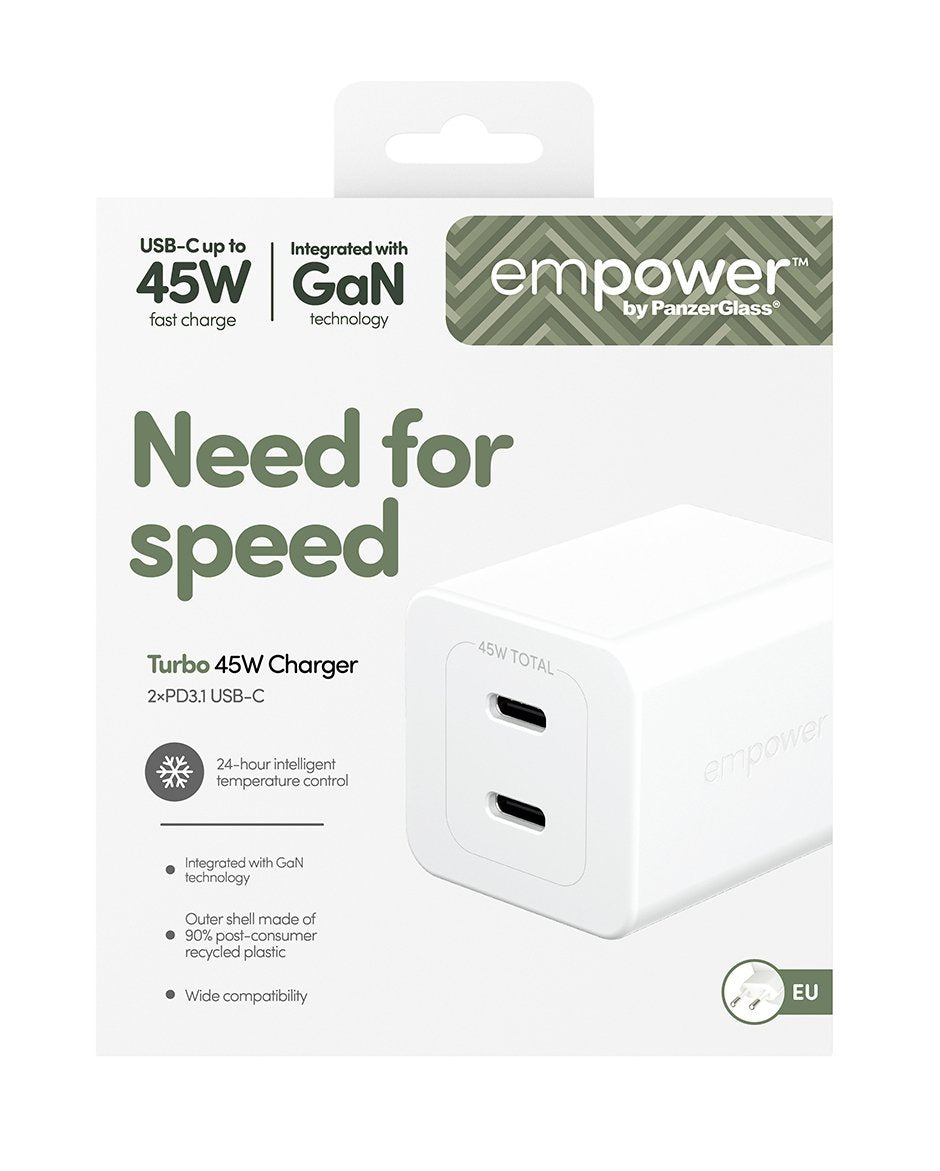 EAN 5715685027574 - PanzerGlass EM58685 cargador de dispositivo móvil Smartphone Blanco Corriente alterna Interior imagen 3