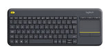 Teclado Checo Logitech K400 Plus Tv Rf Inalámbrico Qwertz Negro 920-007151