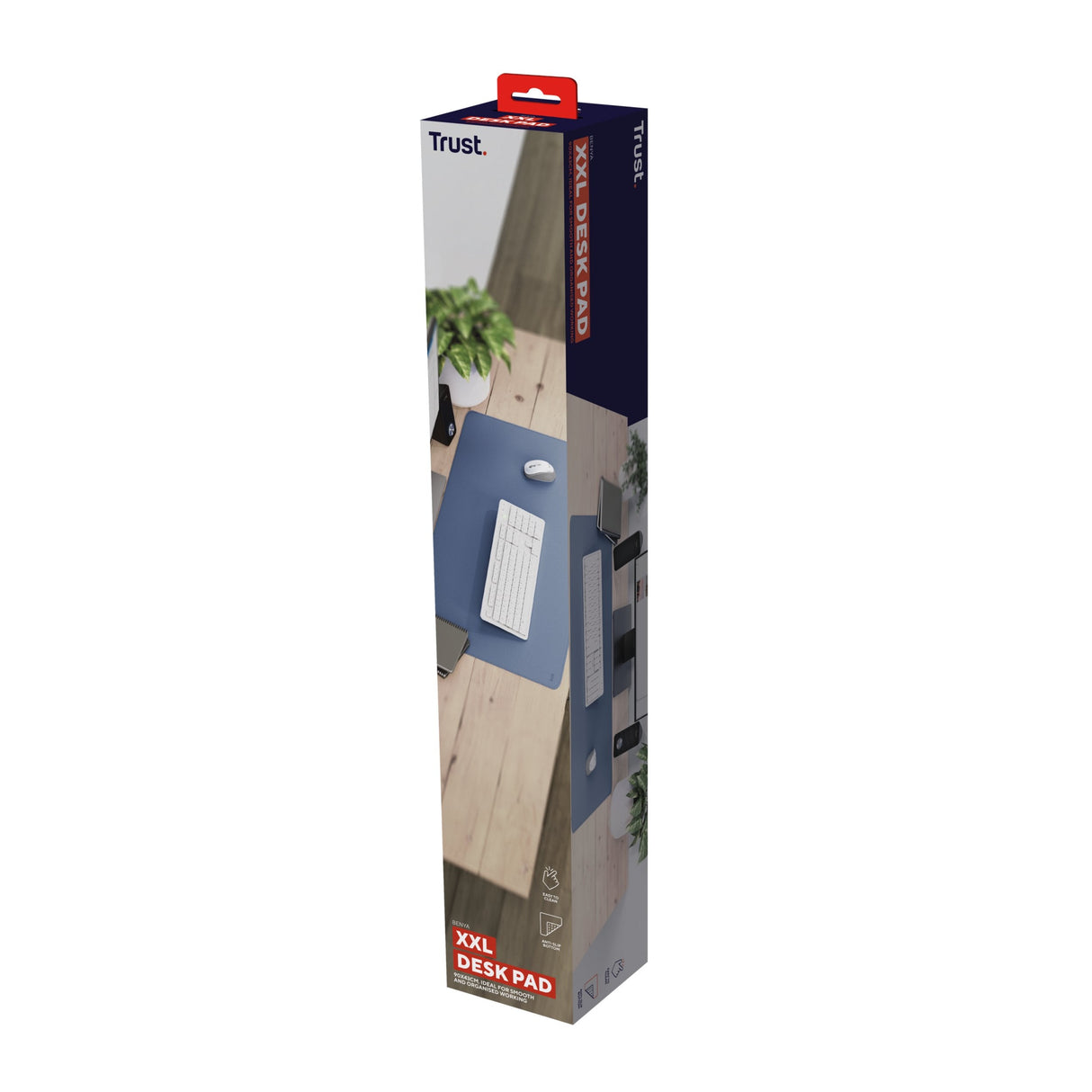 Alfombrilla Xxl Benya Azul Trust 430x900 Mm/ Antideslizante/ Flexible